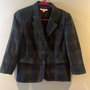 Plaid blazer